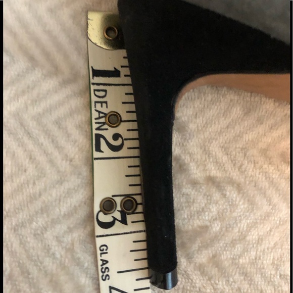 DEAL! Italian grey suede, black heel stunning designer stilettos, 38 - Picture 4 of 5